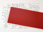 Mobile Preview: Fiberboard FR4 2 mm / 80 x 500 mm red