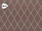 Mobile Preview: Grillcloth VOX Style Diamant brown - 100 x 75 cm