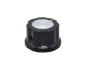 Mobile Preview: Classic Bakelit knob black, 27 mm