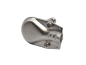 Preview: Jack plug mono, angled, 6.3 mm silver