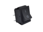 Mobile Preview: Rocker switch, 2 position, DPST, ON-OFF, black