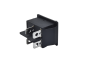 Mobile Preview: Rocker switch, 2 position, DPST, ON-OFF, black