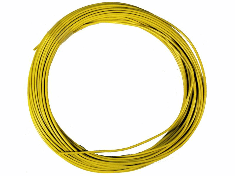 Hookup Wire 0,14 mm², flexible, yellow, 10 m