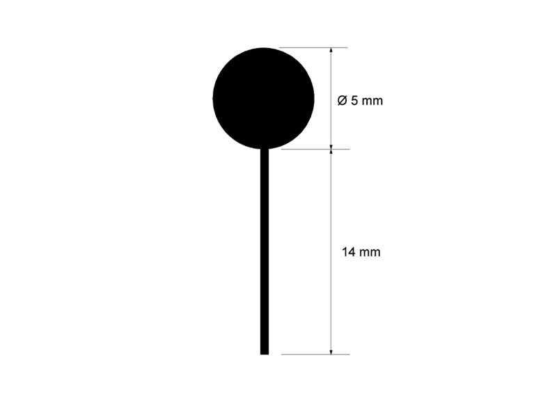 Piping / Keder dick, creame - 5 x 14 mm - 4 m