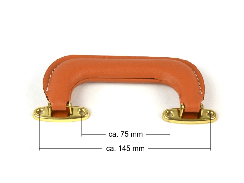 Handle imitation leather for Guitar Case, brown