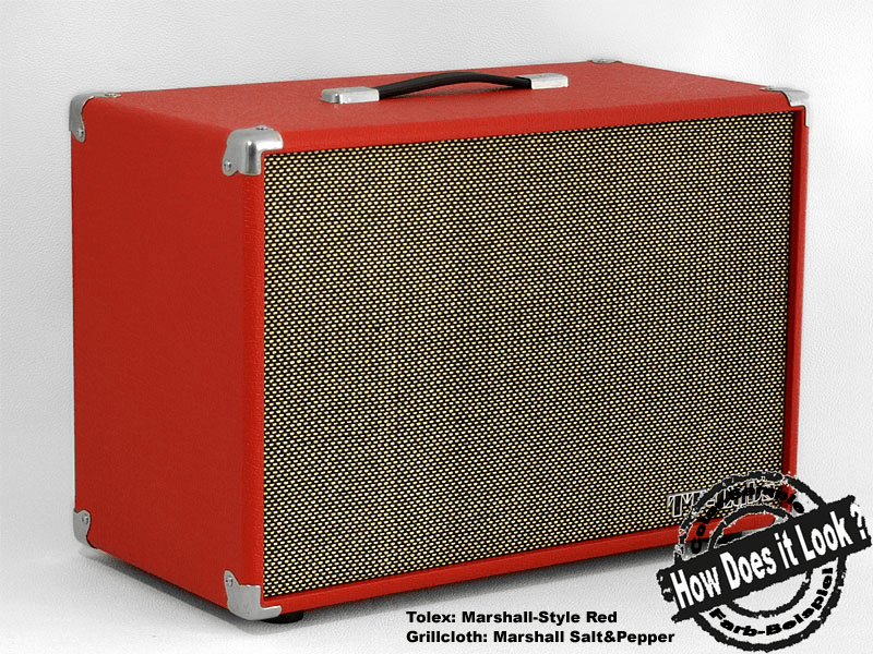 Tolex Marshall-Style Levant Red / Rot