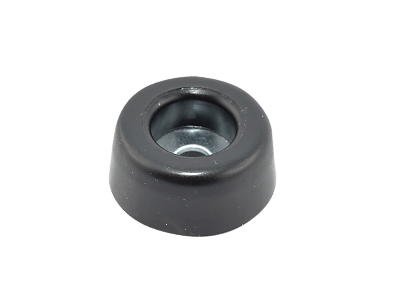 Rubber foot with steel insert 25 x 11 mm