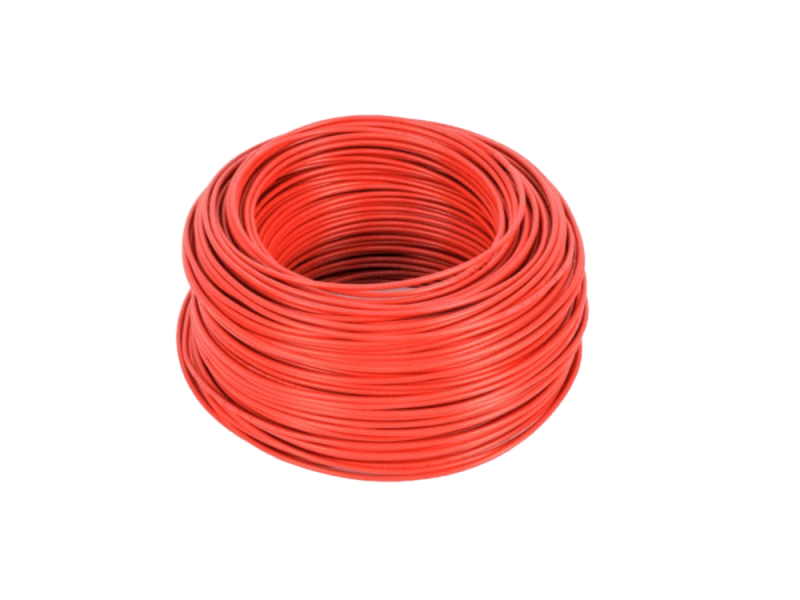 Schaltleitung H05V-U 1mm², starr / 100 m Ring, rot