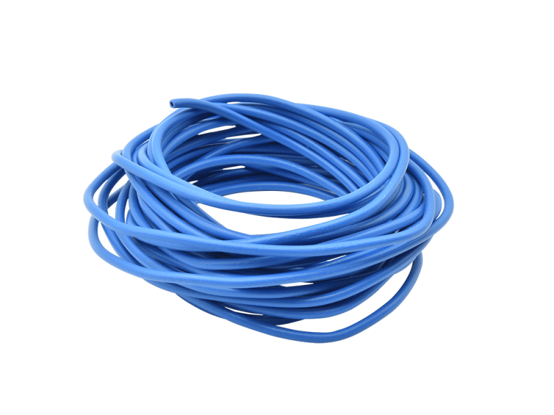 Hook-up wire, 1 mm² solid, 5 m, blue