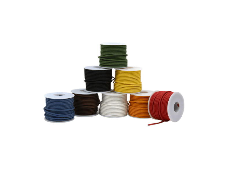 Cloth Wire standed AWG #20 (0,52 mm²), orange, 15,2 m