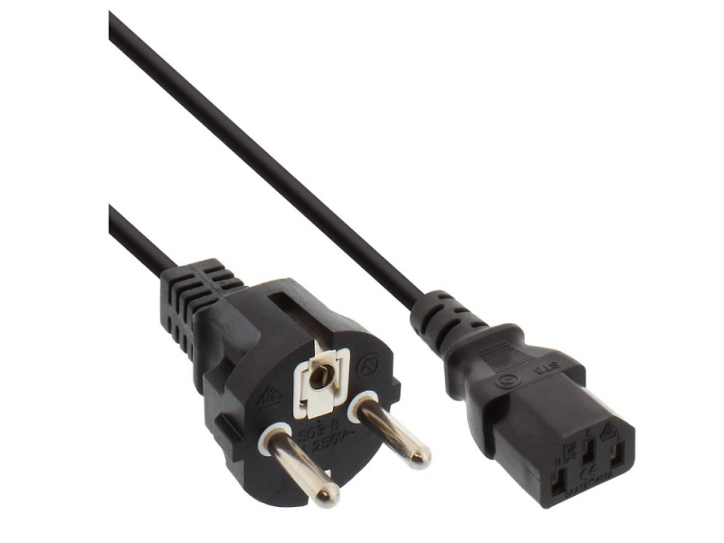 Power Cord 1,8 m black