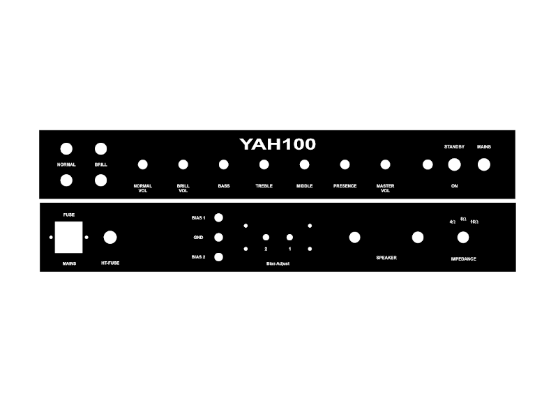 Faceplate für TT Bausatz YAH100