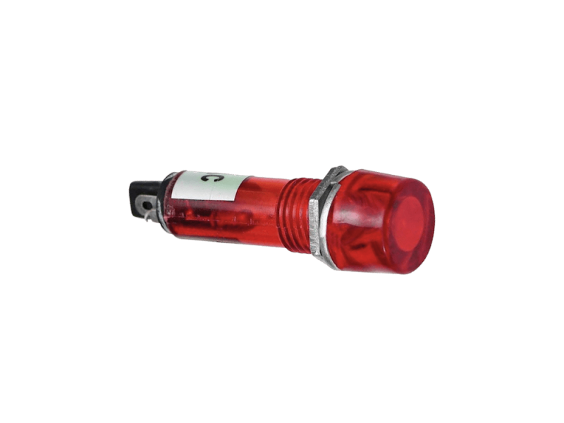 Signal lamp round, red 230V