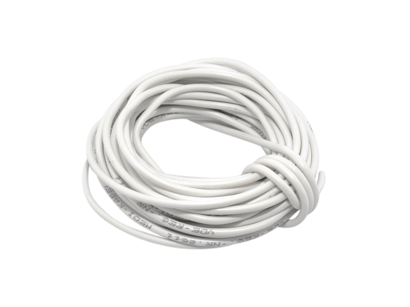 Wire Silicon 0,5 mm² - white