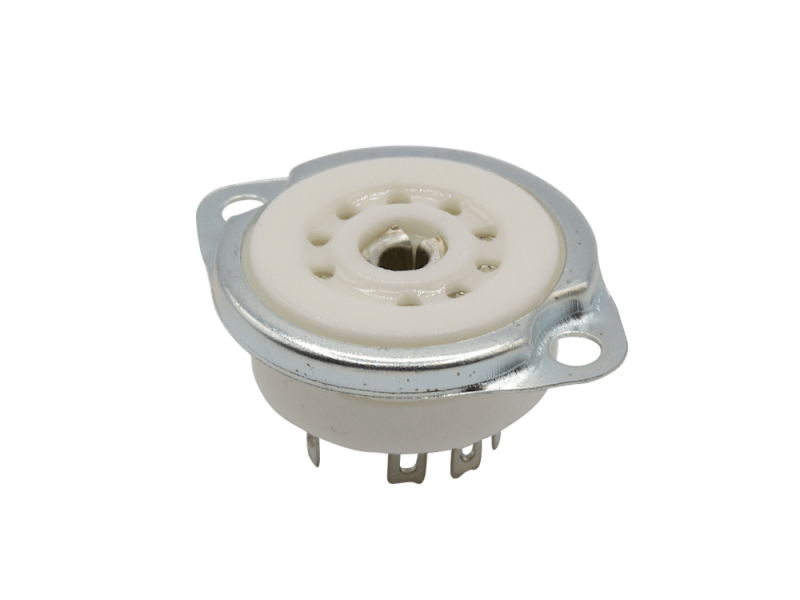 Socket Noval Ceramic, Chassis w/ mounting bracket