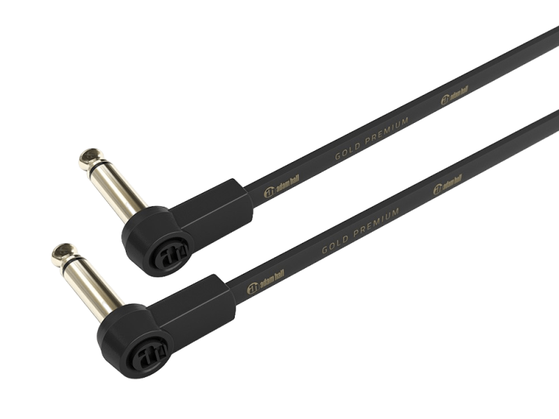 Pedalboard Patch Cable angled Jack, low profile , 0,3 m