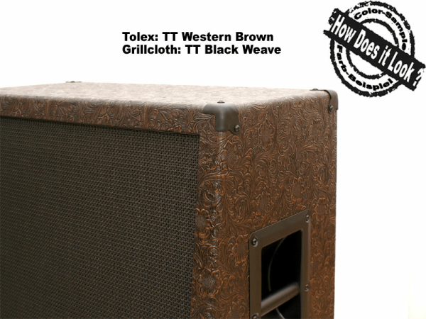 Tolex Tube-Town Western-Style Braun