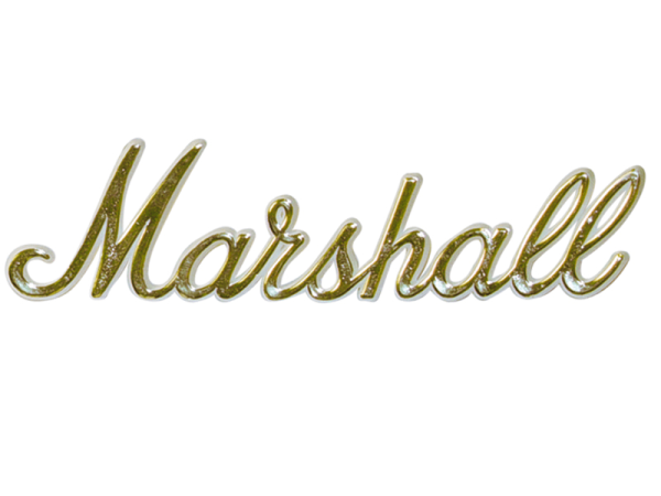 Marshall Logo 6" gold