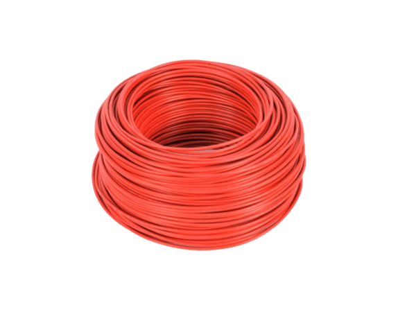 Schaltleitung H05V-U 1mm², starr / 100 m Ring, rot