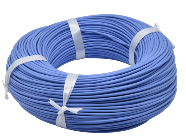 Wire Silicon 0,5 mm² blue, 100 m spool