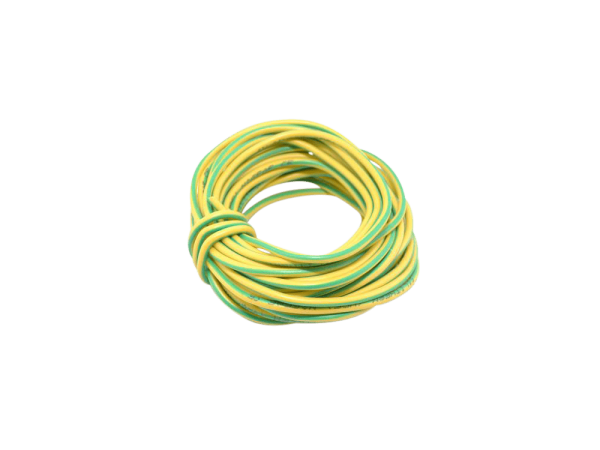 Wire Silicon 0,5 mm² - green/yellow