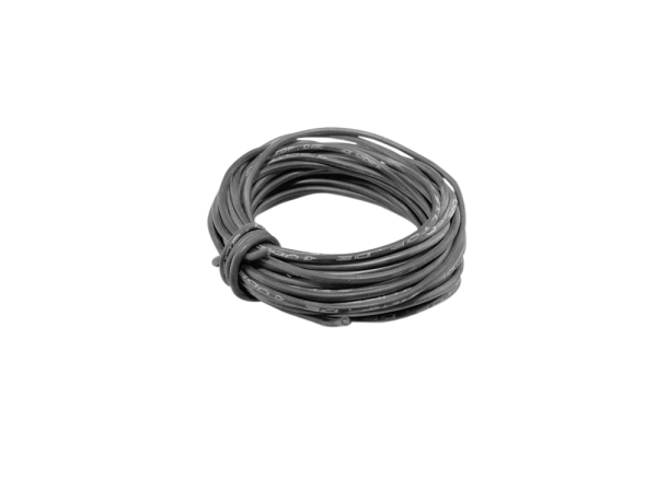 Wire Silicon 0,25 mm² - black, 5 m