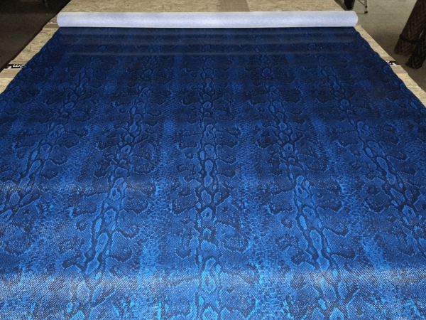 Tolex Tube-Town Snakeskin Electric Blue