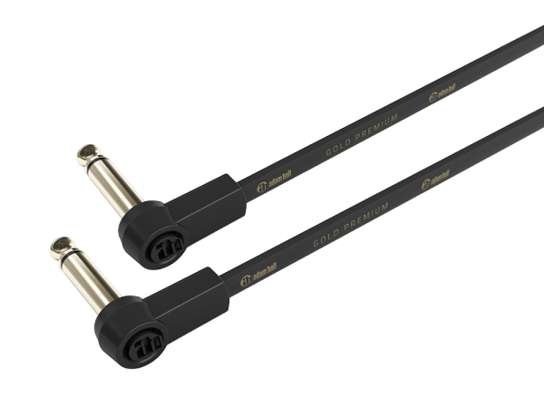 Pedalboard Patch Cable angled Jack, low profile , 0,3 m