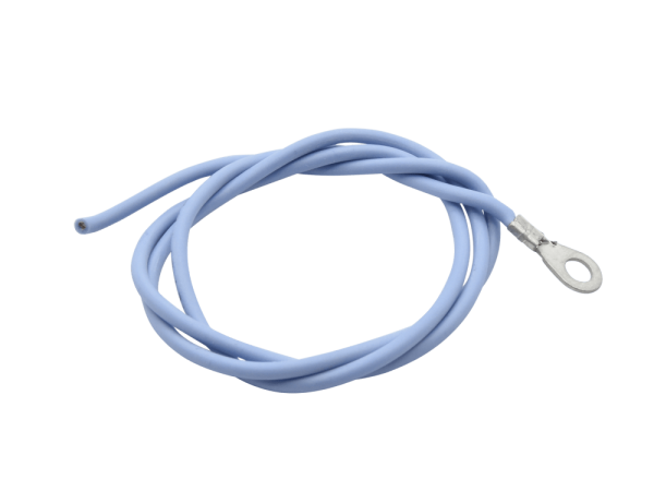 TTCA Sil-Wire 0,75 mm² with lug, blue, assembled