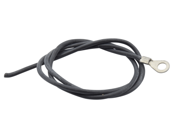 TTCA Sil-Wire 0,75 mm² with lug, black, assembled
