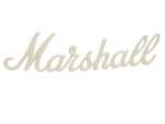 Marshall Logo 6" white