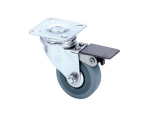 Swivel & braked wheel castor