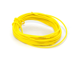 Hookup Wire LIH/125 0,5 mm², High Voltage, 5 m, yellow