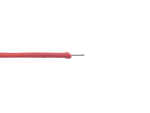 Cloth Wire AWG #22 (0,32 mm²) solid, red, 5 m