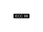 Label small, black ECC99