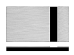 Transply Basismaterial 600 x 150 mm - silber gebürstet / schwarz