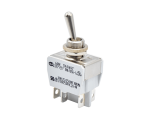 Toggle Switch APEM 644 H/2 DP3T - ON-(ON)-ON