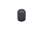 Knob Aluminium black, 12 x 15,4 mm