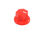 Knob Classic Fluted, red