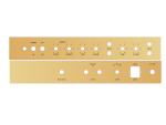Faceplate for TT Amp-Kit 18Watt - Gold GLOSSY