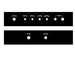 Faceplate for TT Amp-Kit Lummerland Express - black/white