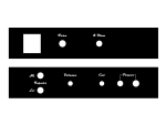 Faceplate for TT Amp-Kit Molly - black/white