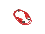 Midi cable 75 cm, red