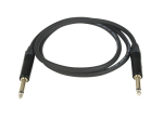Speaker cable, 2 x 6,3 mm plug, 1 m - PREMIUM