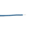 Stoffleitung, starr AWG #22 (0,32 mm²), blau, 5 m