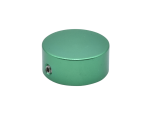Aluminum cap for foot switch, green